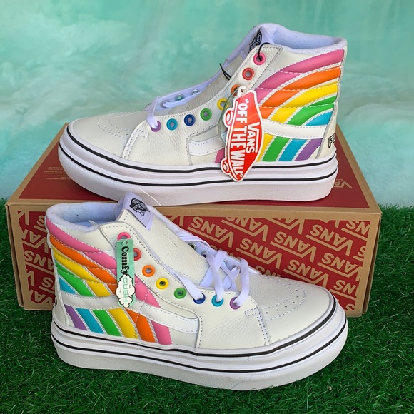 Vans Shoes - VANS SUPER COMFYCUSH S FLOUR SHOP RAINBOW/TRWHT WM